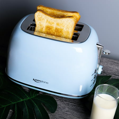2 Slice Toaster with Bagel, Cancel, Defrost Function and 6 Bread Shade Settings Bread Toaster, Extra Wide Slot and Removable Crumb Tray Stainless Steel (Best Bread Toaster In India)