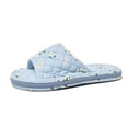 thumbnail image 4 of ATENAR Slippers for Women Comfy Slide Womens Shoes Fashion House Slipper Sky Blue Free Size, 4 of 4