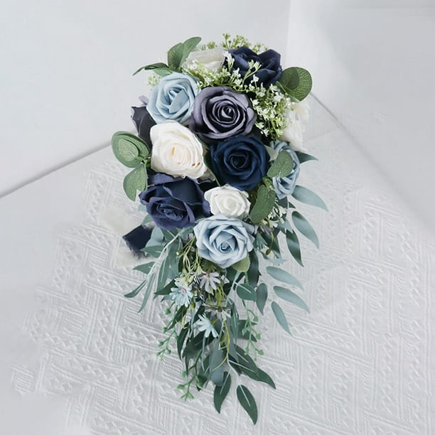 Romantic Wedding Bouquets for Bride Waterfall Floral Handmade