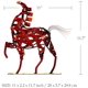 thumbnail image 4 of Escultura de caballo de tejido de metal Decoración moderna Artesanía de muebles para el hogar JAMW Sencillez, 4 of 5