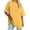 B452 Yellow summer tops for women clearance under $5, variant on Cagogo Womens Summer Oversized Short Sleeve Crewneck Tops Under $5 Loose Fitting Comfy Solid Color Y2K Tee Shirts 2025 Vacation White T-Shirts Clothes Mothers Day Gift