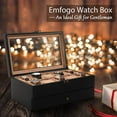 thumbnail image 5 of Sfugno Watch Box ,10 Slot Watch Case for Men Women, Wooden Watch Holder Organizer,Gift For Boyfriend Fathers Day Birthday Gifts,Black, 5 of 8