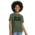thumbnail image 4 of Book Club Nerd Nerdy Geeky Hipster Girls Kids T Shirt Tees Teen Brisco Brands L, 4 of 6