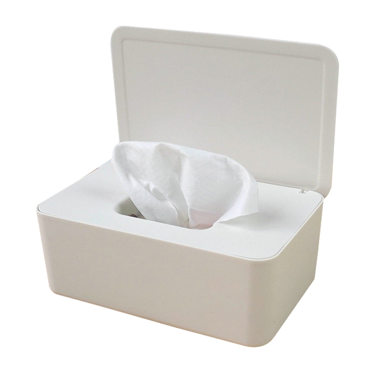 Plastic Tissue Box Holder Cover Rectangular Square Wipes Storage Home Paper Box 