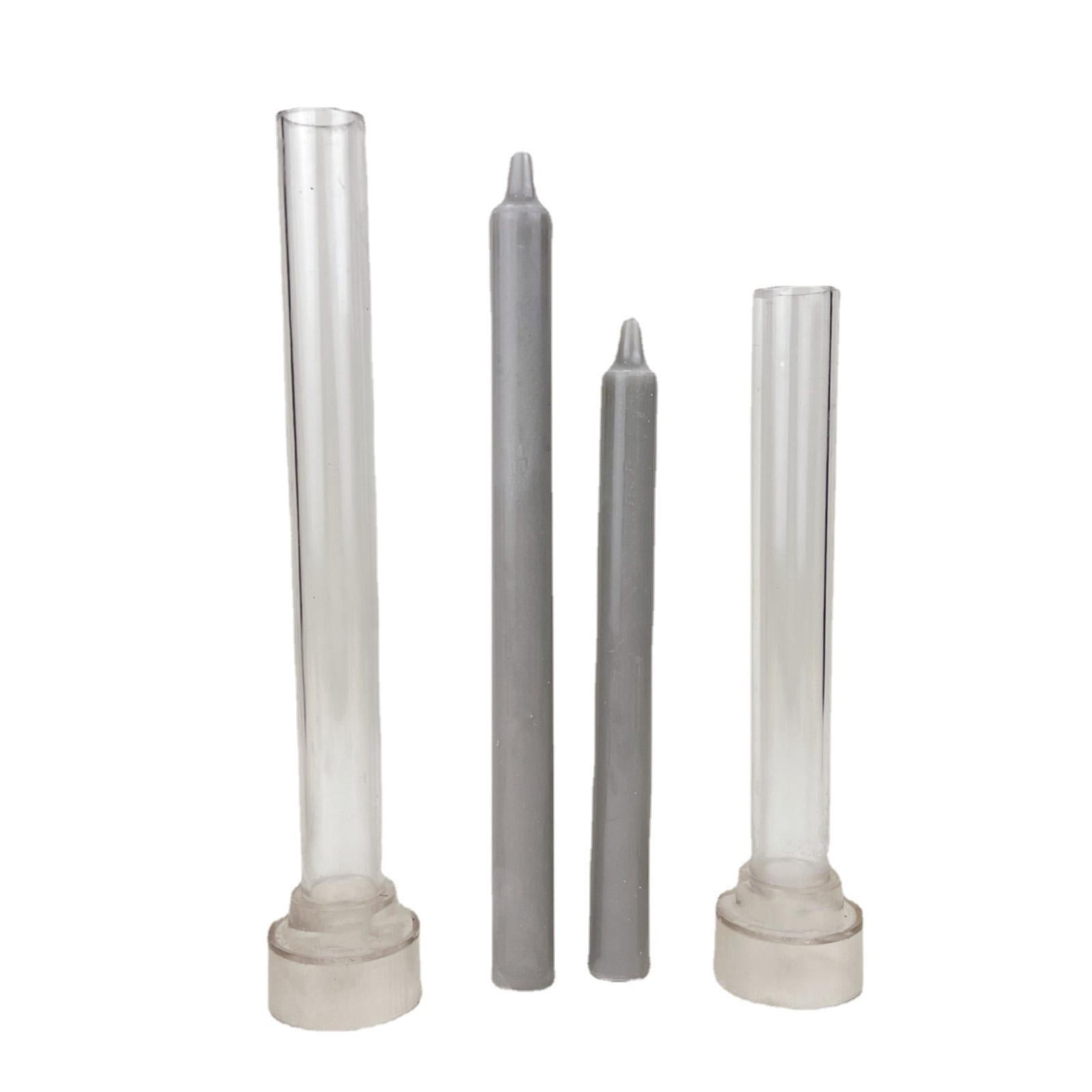 FVDPWYE Long Taper Candle Mold Candles Making Craft for Wedding Dinner Home Parties