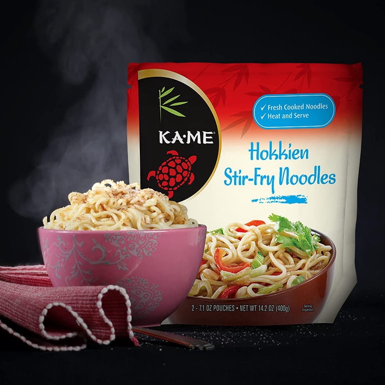 2 pack) Ka'Me Stir Fry Hokkien Noodles, 14.2oz - Walmart.com