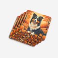 thumbnail image 2 of Collie Fall Foam Coaster Set of 4 3.5 in x 3.5 in, 2 of 5