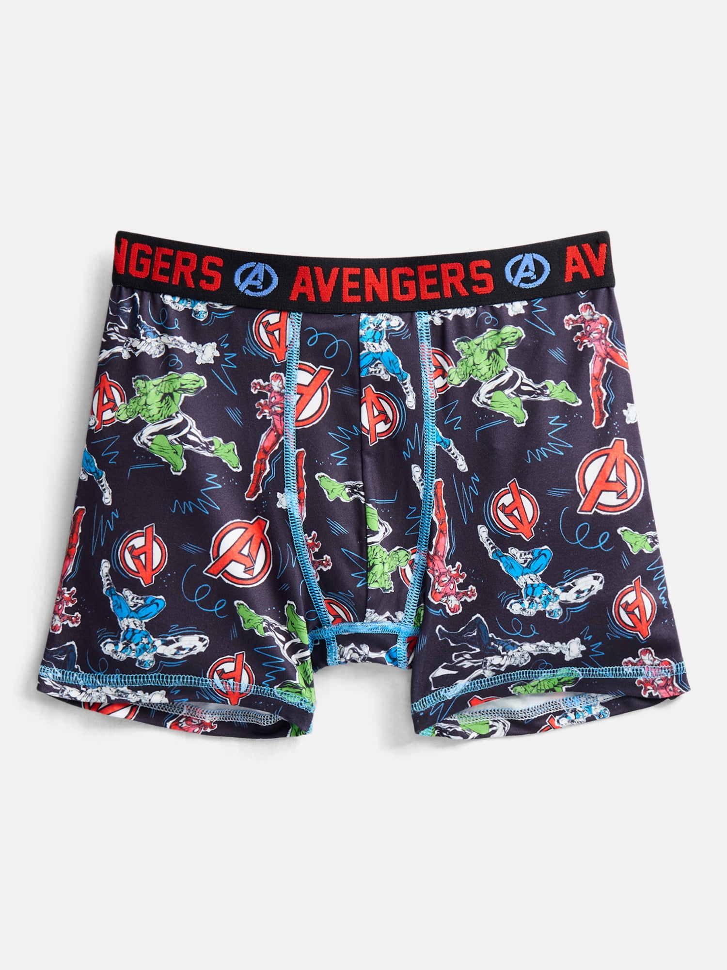 Marvel Avengers Boys Boxer Brief Underwear, 4-Pack, Sizes XS-XL