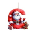 thumbnail image 2 of Descuentos Únicos Solo en Línea, Adorno colgante con letras de acrílico plano para árbol de Navidad, decoración para fiestas en el hogar, regalo colgante Akmoler, 2 of 9