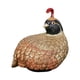 thumbnail image 2 of Estatua de pavo de Acción de Gracias de resina, adornos hechos a mano, escultura, artesanía, estatuilla Brillo Pavo, 2 of 7
