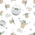thumbnail image 5 of Sábana para cuna Lambs & Ivy Star Wars Mandalorian The Child, 5 of 5