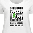 thumbnail image 4 of Inktastic Mental Health Awareness Strength Support Love Women's Plus Size T-Shirt, 4 of 5