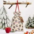 thumbnail image 6 of Fuzoiu Panda Ice Creams Donuts Print Christmas Gift Bag,Burlap Gift Bag with Drawstring Closure & Hang Tag,Perfect for Holidays, Birthdays, and Special Occasions-Small, 6 of 7
