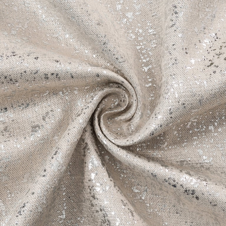 Dainty Home Blackout Grommet Curtains 38"W x 84"L Beige photo 5