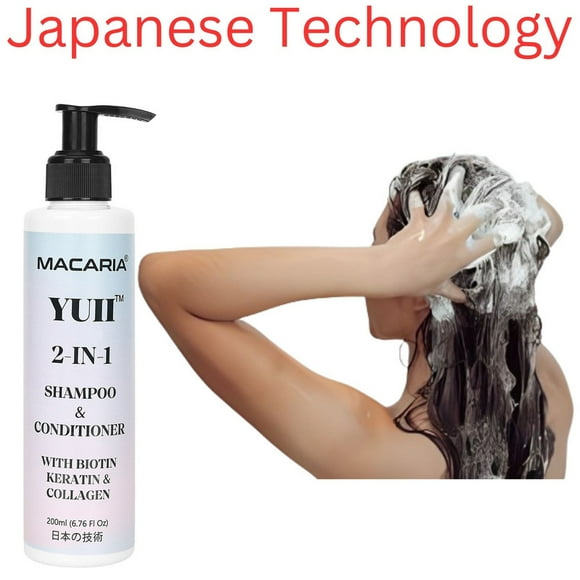 YUII Keratin & Biotin hair Shampoo and Conditioner For Men & Women | Hair shampoo for dry scalp | hair shampoo and conditioner | curly hair shampoo | hair shampoo