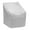 Grey, variant on Deyuer Dustproof Chair Cover Waterproof Rainproof Prevent Sunlight Stackable Chair Cover Patio Furniture Protection Sleeve Outdoor Chair Protector