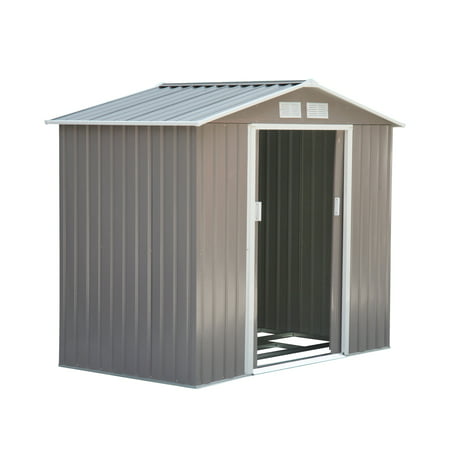 Outsunny 7' x 4' Outdoor Metal Garden Storage Shed -