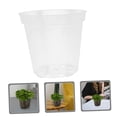thumbnail image 4 of TABLZONE 6Ud Macetas Transparentes Para Plantas De Con Agujeros Para Control De Humedad Y Ventilación, 4 of 8