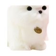 thumbnail image 3 of Poupée Chien en Peluche Jouet Mignon Chien Blanc Poupée Chiot Poméranien Oreiller,1, 3 of 5