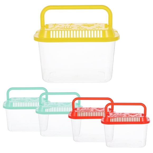 COSMOBETTY 5Ud Para Transporte De Peces Acuario Transparente Y Portátil Color