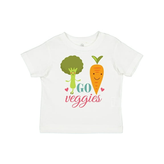 Inktastic Vegan Go Veggies Vegetarian Boys or Girls Toddler T-Shirt