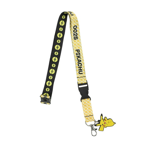 Pokemon Pikachu Yellow Kanto Region First Partner Lanyard