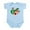 Sky Blue, variant on CafePress - Baby's 1St Christmas Infant Bodysuit - Baby Light Bodysuit, Size Newborn - 24 Months