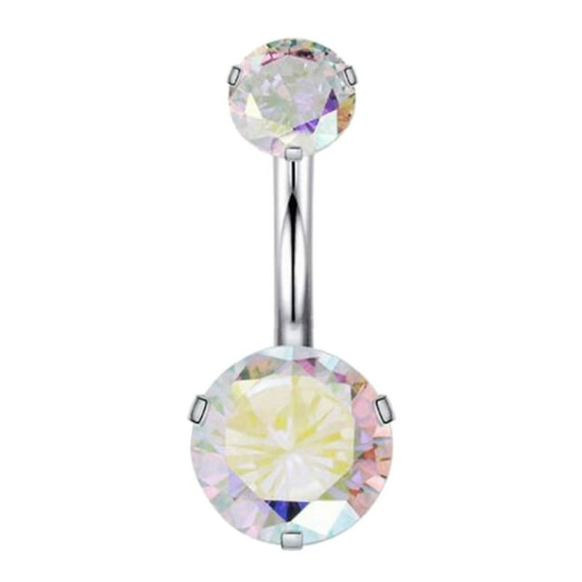Esquirla Cristal Zircon Nombril Labret Barre à Sourcils Bijoux 3 3