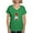 Irish Green, variant on CafePress - English Bulldog Christmas T Shirt - Women's V-Neck Dark T-Shirt