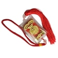 thumbnail image 3 of Gran Compasión Mantra Escritura Colgante de Coche Encantos Budistas Espejo Retrovisor Decoración Adornos Colgantes Rojo, 3 of 5