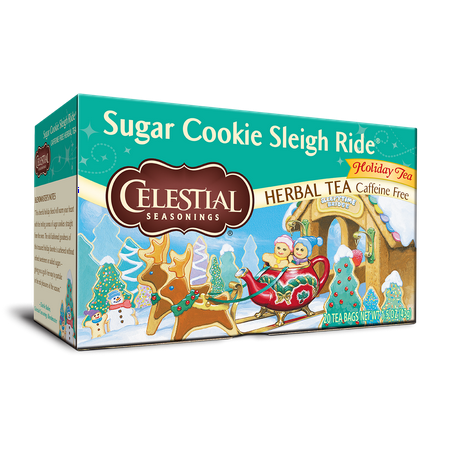 Celestial Seasonings Herbal Tea, Sugar Cookie Sleigh Ride, 20
