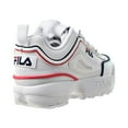 thumbnail image 3 of Fila Disruptor II Contrast Piping Little Kids' Shoes White-Navy-Red 3fm01009-125, 3 of 6