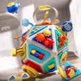 thumbnail image 7 of Japceit Busy Sensory Ball, 22-Sided Polyhedral Activity Cube, Rotating Educational Toy for Sensory Development and Play, 7 of 7