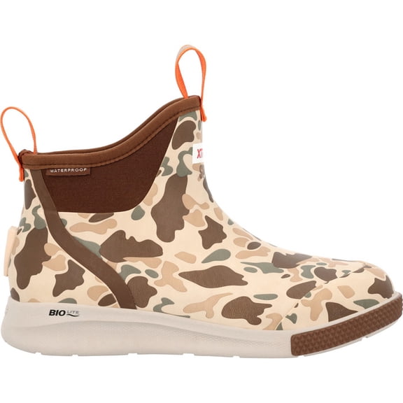 Women's Ankle Deck Boot Sport, Duck Camo, Size 8(M)