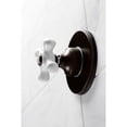 thumbnail image 3 of Kingston Brass KS3035PX  Single-Handle Three-Way Diverter Valve with Round Trim Kit, Oil Rubbed Bronze, 3 of 9