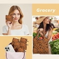 thumbnail image 6 of 5 Pack Foldable Shopping Bag,Halloween Spooky Icons Pattern Reusable Grocery Bags with Pockets,Large Reusable Tote Bags with Handles Waterproof & Lightweight, 6 of 6