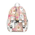 thumbnail image 3 of Pomeranian Dogs and Flowers Backpack for School,Cute School Bag,Schoolbag with Adjustable Shoulder Straps & Padded Back,15"x11.42"x5.5", 3 of 6
