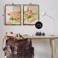 thumbnail image 4 of Stupell Industries Pink Rose Bouquets in Glass Plants & Flowers Painting Gold Floater Framed Canvas Art Print Wall Art, 31 x 25, Set of 2, 4 of 10