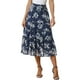 thumbnail image 1 of Faldas Largas Florales PaMujer FalMaxi BohemCon Volantes En Niveles Y CintuElástiFlores Azules M, 1 of 6