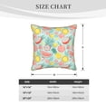 thumbnail image 2 of KLL Bright Peach Decorative Throw Pillow Covers Velvet Soft for Couch Sofa Bedroom Living Room Outdoor (No pillow core)- 16"x16", 2 of 5