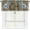 Daisy Blue, variant on 54"x18" Fall Window Treatment Valances Rustic Autumn Buffalo Plaids Rod Pocket Short Kitchen Valance 1 Panel Thanksgiving Checkered Curtain Valance for Bathroom Living Room