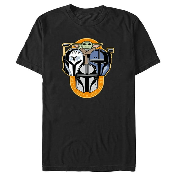 Men's Star Wars: The Mandalorian We've Got a Job to Do Graphic Tee Black Medium