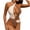 Bikini Tankini Coverup Swimsuits Coffee on Clearance, variant on Women Cutout One Piece Skirt Swimsuit V Neck Wrap Tie Back Swimdress Tummy Bathing Suits
