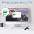 thumbnail image 4 of hub Usb 3.0 Multi Usb 4 Puertos 3.0 5gbps Adaptador Portátil Multi Data Hub Con Cable De 30mm Compatible Para Macbook/mac Pro/mini/imac/surface Pro, 4 of 5