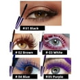 thumbnail image 2 of Brown Waterproof Mascara in a Smudgeproof, Lengthening, Hypoallergenic Silk Fiber Mascara for Voluminous, Colorful Eyes for Festive Looks, 2 of 6