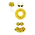 thumbnail image 3 of Hawaiian Goose Outfit Summer Bikini Porch Goose Costume Clothes for Yard Patio Lawns Decoration, 3 of 5
