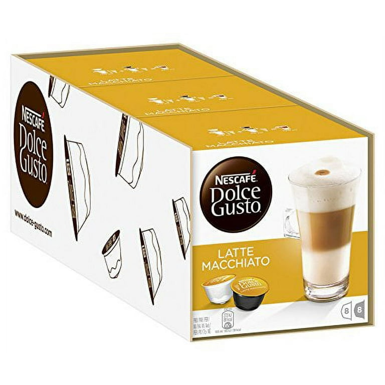 NESCAF� Dolce Gusto Latte Machiato Coffee, Pack of 3 (Total 48 Capsules, 24  Servings) (Chococino Hot Chocolate) : : Grocery & Gourmet Foods