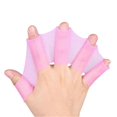 thumbnail image 1 of Swim Swimming Silicone Gear Fins Hand Webbed Flippers Paddle Diving Training Gloves Newway CPDD, 1 of 5
