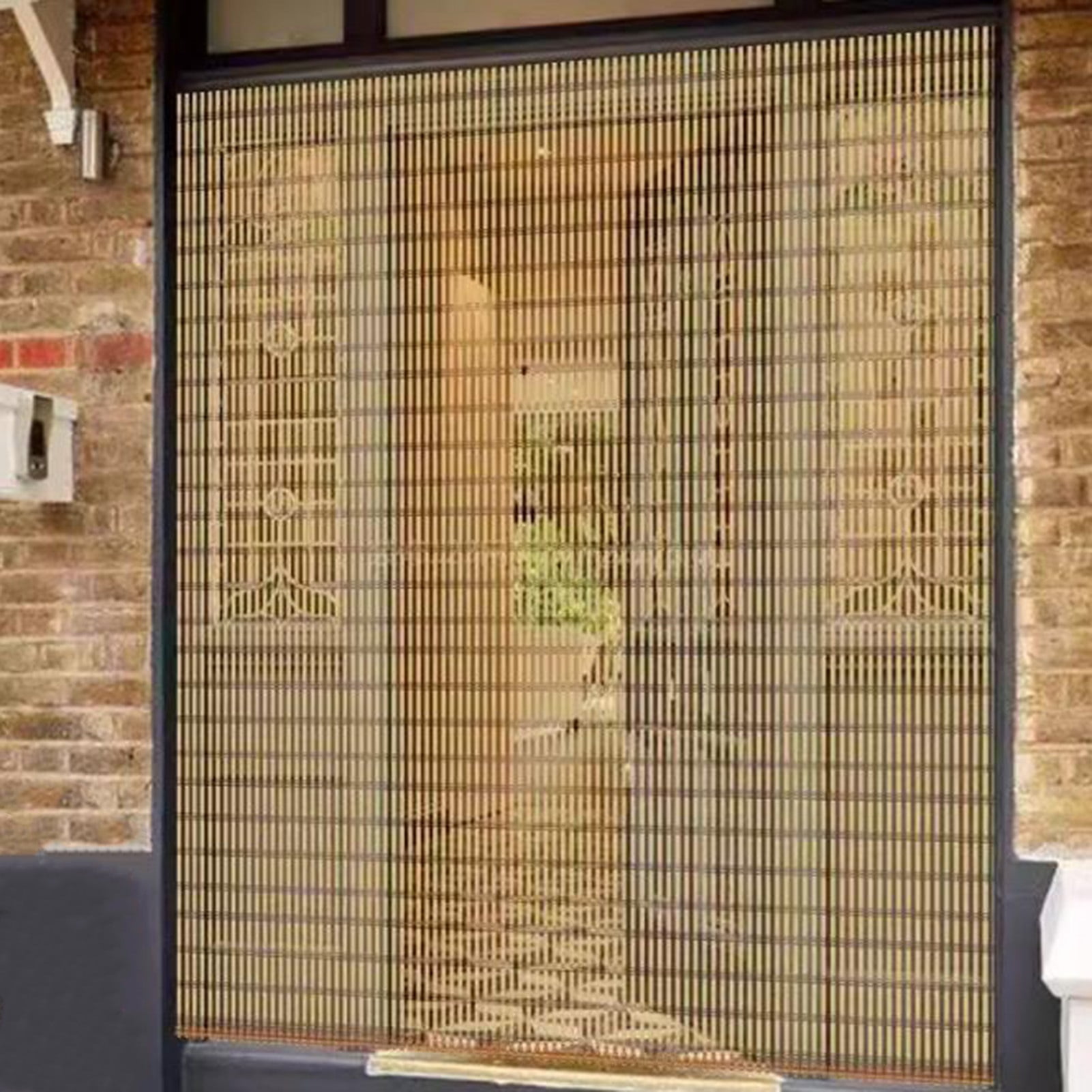 Retro wooden bead curtain, hanging room divider decorative curtains string curtain, decoration bead curtain for living room, bedroom