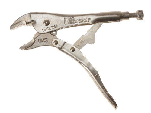 ch hanson c.h. hanson 71050 manual locking pliers, curved jaw, 10 inch